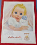 1962 Northern Tissue w/ Lovely Blond Haired Baby 