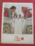 1965 Coca Cola (Coke) w/Woman & Man in their Car