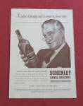 1943 Schenley Royal Reserve Whiskey w/ Man & Bottle