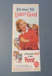 1959 Swift's Pard Dog Food with Woman & Dog 
