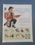 1957 Roy Rogers Gear with Little Boy Dressed As Cowboy