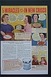 1937 Crisco Shortening with 5 Miracles with New Crisco