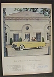1951 Dual Ad:  Packard  &  Tareyton  Cigarettes