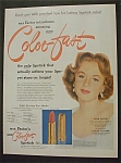 Vintage Ad: 1952 Max Factor Lipstick with Piper Laurie