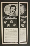 1952  Artcarved Diamond Rings w/ Wyman  &  Crosby