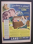 Vintage Ad: 1944 Lane Cedar Hope Chest