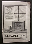Vintage Ad: 1925 De Forest Radio  Co.