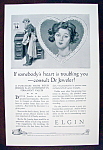 Vintage Ad: 1926 Elgin Watches