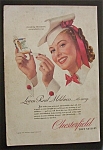 1940  Chesterfield   Cigarettes