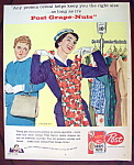 Vintage Ad: 1958 Post Grape Nuts By Dick Sargent