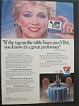 Vintage Ad: 1984 Visa Fabric with Barbara Mandrell