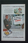 1955 Camel Cigarettes with Actor Brian Keith Smoking 