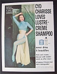 1957  Lustre  Creme  Shampoo  with  Cyd  Charisse