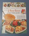 1954 Aunt Jemima Pancake Mix with 4 Flour Flavor 