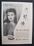 1943  Max Factor Pan-Cake Make-Up with Ginger Rogers