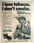 1975 Smokeless Tobacco with Walt Garrison (Rodeo Star)