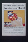 1956 Oxydol Detergent with Man Holding Box Of Detergent