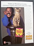 1986  Tender Vittles Cat  Food with Flip Wilson