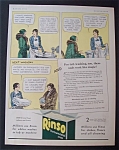 Vintage Ad: 1931 Rinso Laundry Detergent