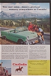 1957 Canada Vacations Unlimited with Couple Talking 