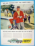 1958 Hertz Rent A Car with Sam Snead
