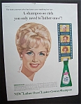1963 Lustre Creme Shampoo with Star Debbie Reynolds