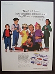 Vintage Ad: 1990 Light n' Lively Yogurt w/ Cheryl Tiegs