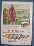 Vintage Ad: 1940  Beech - Nut  Gum