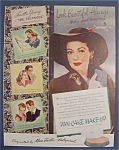 1946 Max Factor Pan Cake Make Up w/ Loretta Young