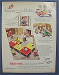 1948  Samson  Folding  Table  &  Chairs
