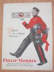 1946 Philip Morris Cigarette w/Bell Boy Carrying Wreath