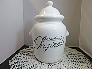 Vintage Grandmas Originals Cookie Jar Corning Factory Store