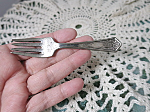 Bride Silver Plate Child Size Fork