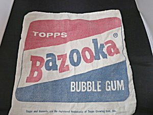 Vintage Bazooka Bubble Gum Topps Canvas Backpack 1970s Premium