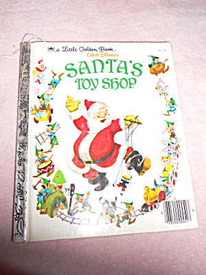 Santa's Toy Shop Book Disney 1950
