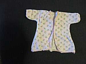 Vintage Doll Jumper Dress Cute Floral Tie Back For Small Doll
