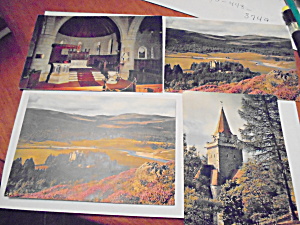 Scotland Postcards Lot Of 4