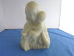 Blessed Virgin Mary Baby Jesus Molded Resin Figurine