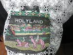 Holy Land Beaded Bag Purse Draw String with handles