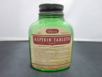 Vintage McKesson's Aspirin Tablets Green Bottle