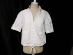 White Jacket Coat Shirt Sharango Studio Size XL