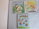 A Little Golden Books set of three Donald Duck plus 2