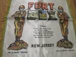 Vintage Fort Dix Souvenir Mother Pillow Cover