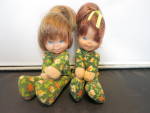 Honey Bunch Sweetie Mini Doll Mattel 1975 pair of dolls