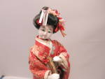 Vintage Japanese Geisha Doll porcelain signed 9 inch