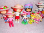 Strawberry Shortcake Lot of 8 Dolls