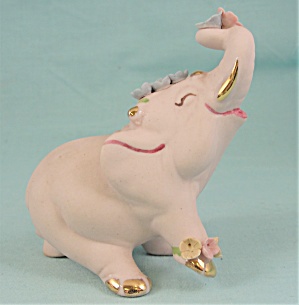 1950s Walker-renaker Pink Bisque Elephant