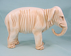 19th Century Rudolstadt Germany Porcelain Elephant