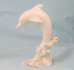 Lenox Porcelain White Leaping Dolphin