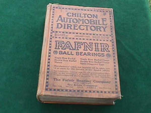 1921 Chilton Automobile Directory